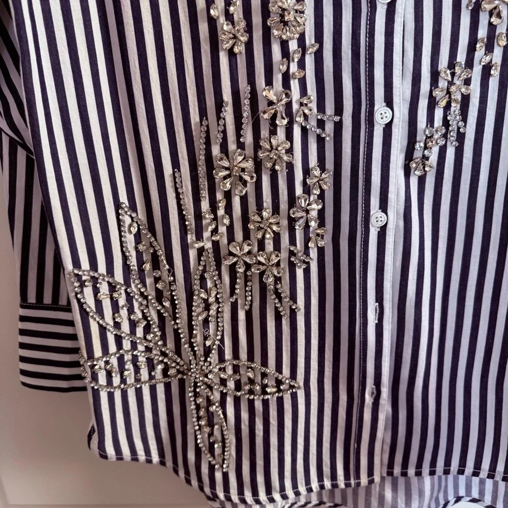 Maeve by Anthropologie Bennet Buttonfront Shirt - Picture 4 of 5